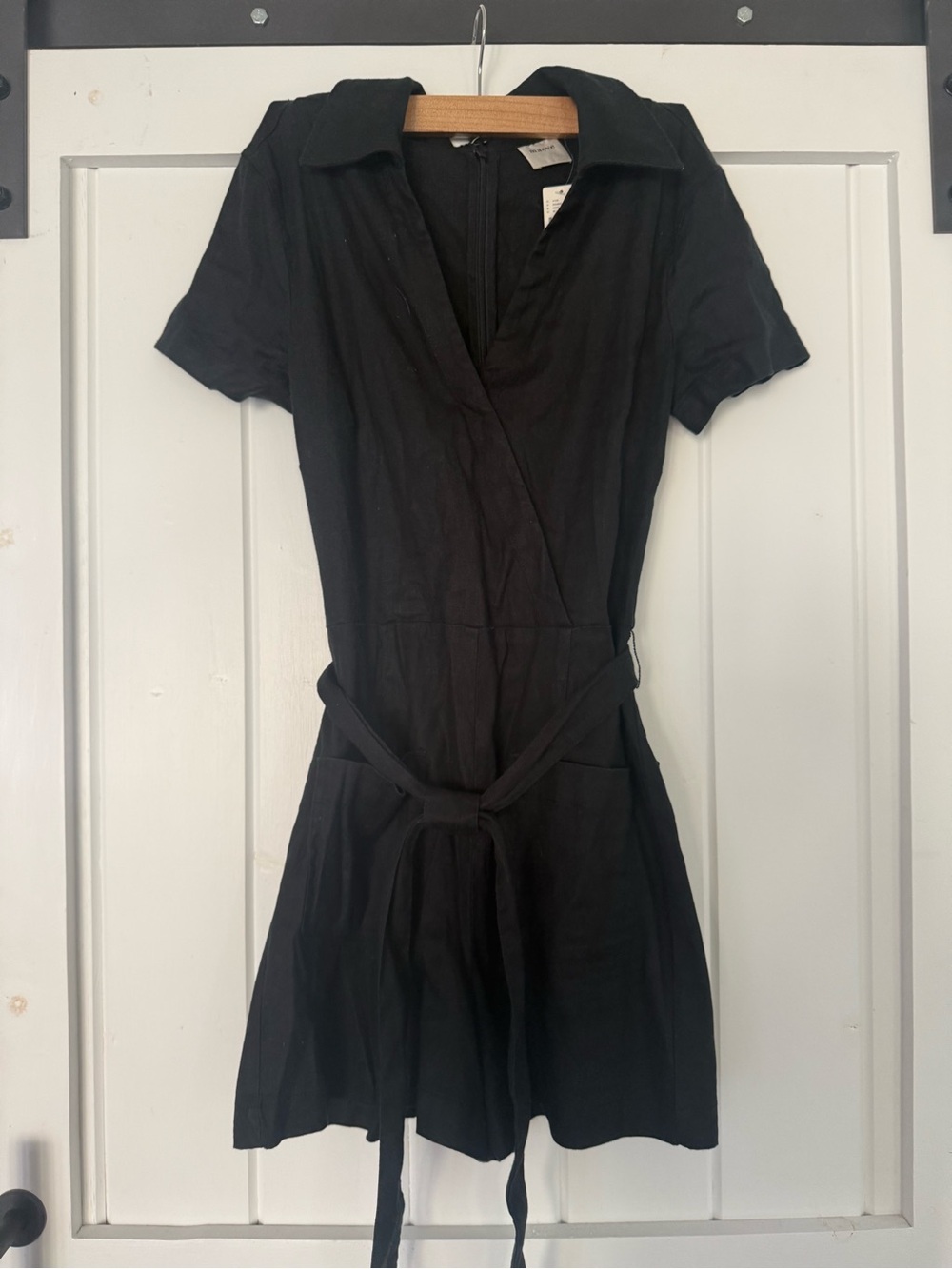 NWT Anthropologie Maeve black romper